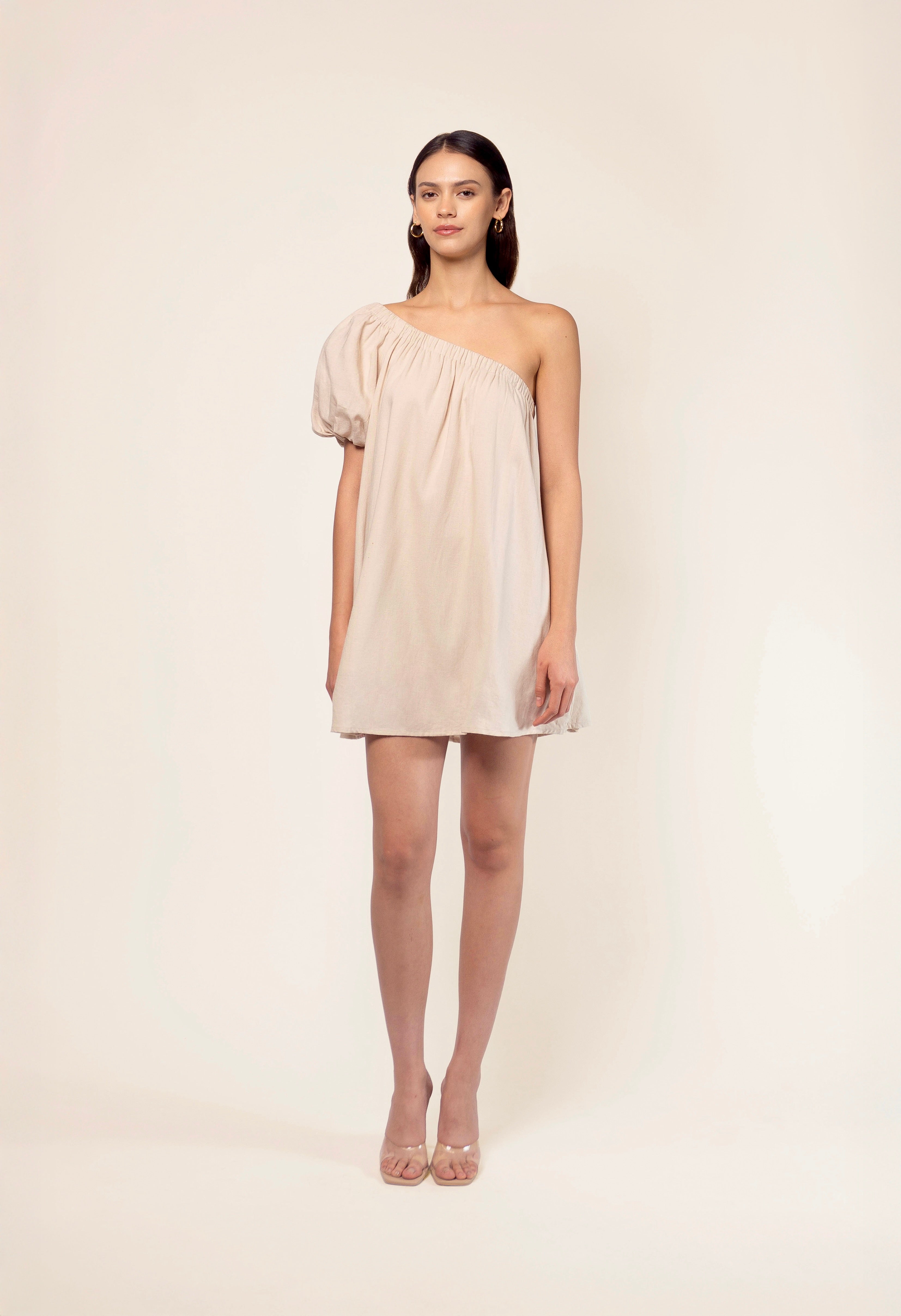 AZUCENA LINEN MINI DRESS