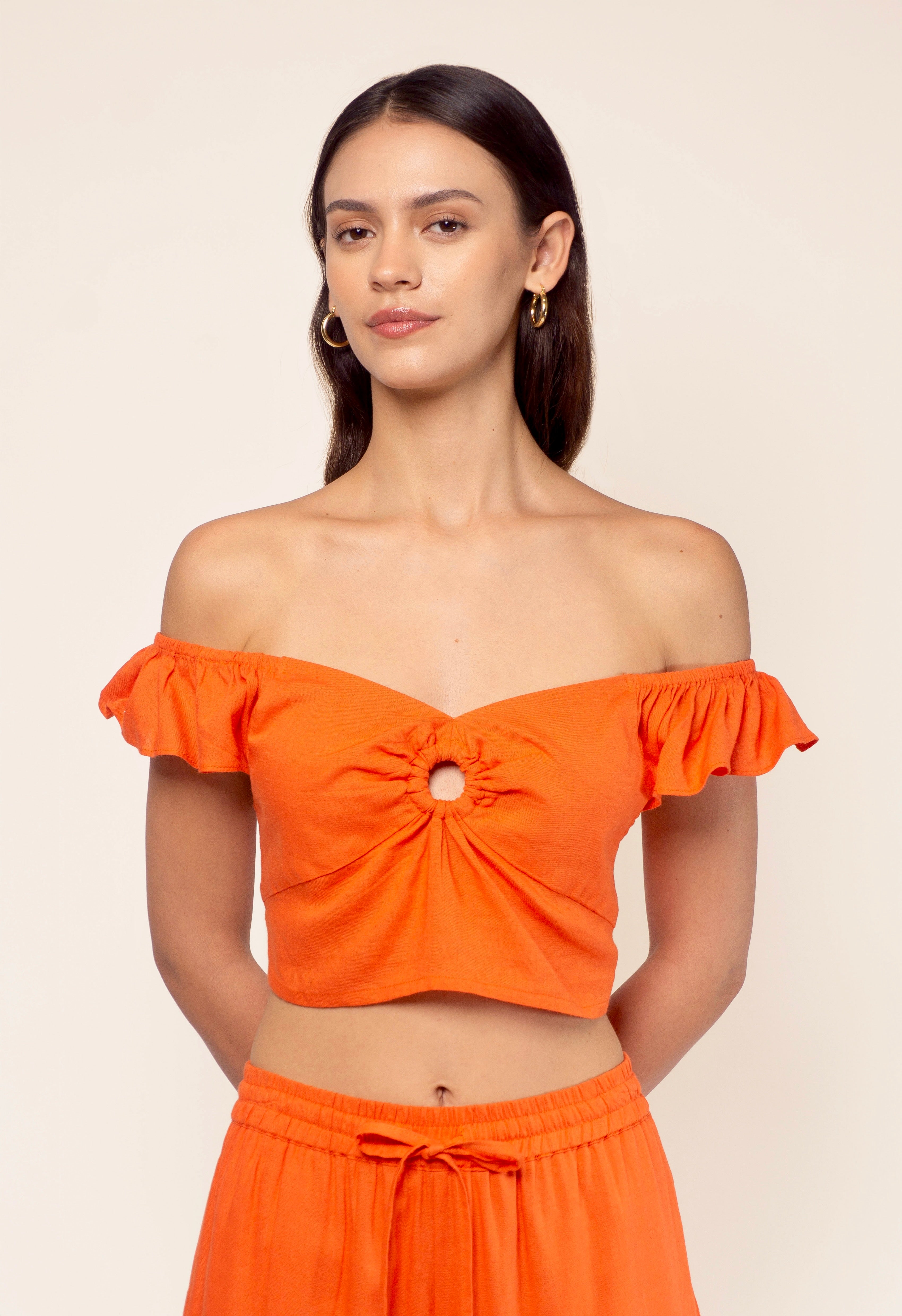 VIBRANZA LINEN TOP