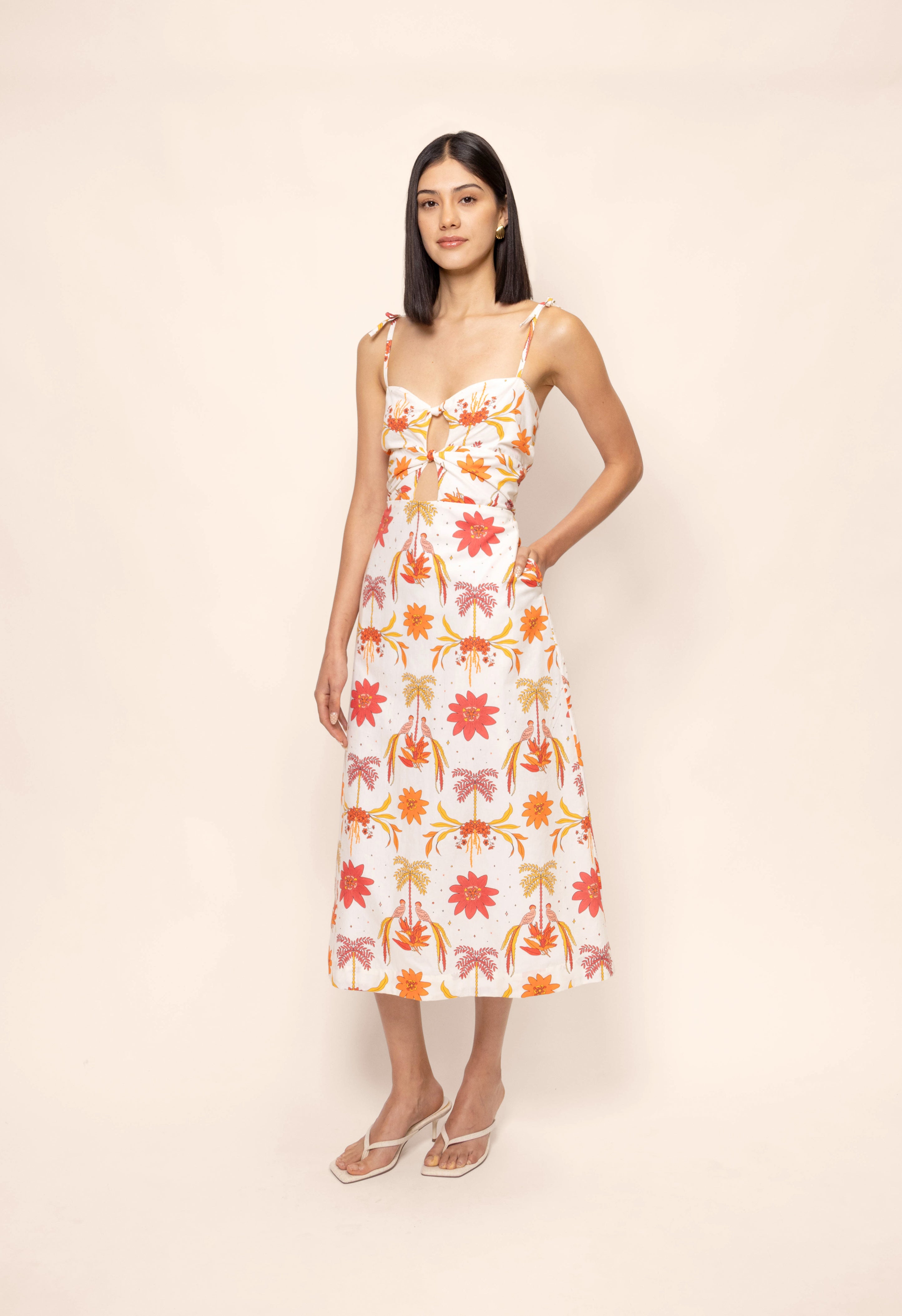 ALLEGRA MIDI DRESS